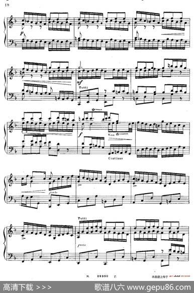 BrandenburgConcertoNo.1inFMajorBWV1046（F大调第一勃兰登堡协奏曲·第三乐章）|约翰·塞巴斯蒂安·巴赫（J.S.Bach,