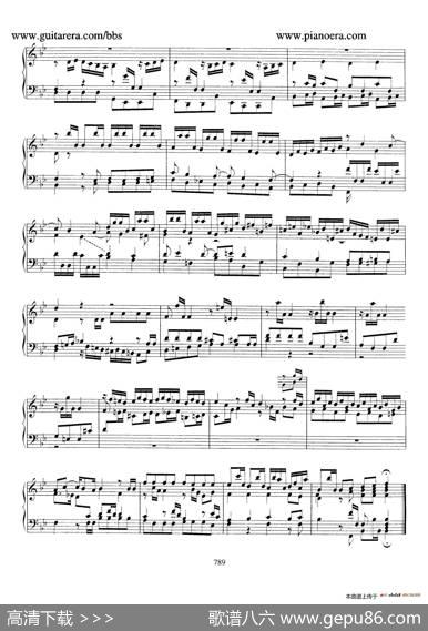 CapriccioinB-flatMajorBWV992（降B大调随想曲）|约翰·塞巴斯蒂安·巴赫