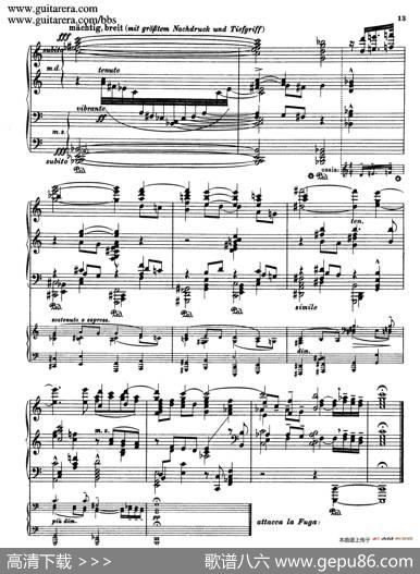 Toccata,AdagioandFugueinCMajorBWV564（C大调托卡塔、柔板和赋格）|约翰·塞巴斯蒂安·巴赫原曲、布索尼改编