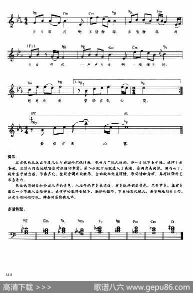 乡音乡情（带歌词、提示版） - 晓光|徐沛东