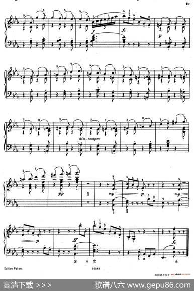 AkvarellerOp.19（水彩画6.随想曲）|尼尔斯·威廉·加德(NielsWilhelmGade）