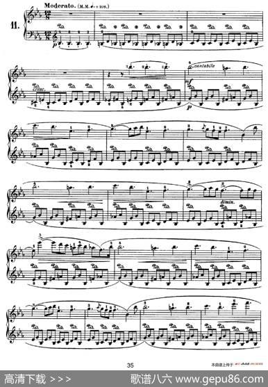 NocturneNo.11inE-flatMajor（降E大调第十一号夜曲）|约翰·菲尔德（JohnField）