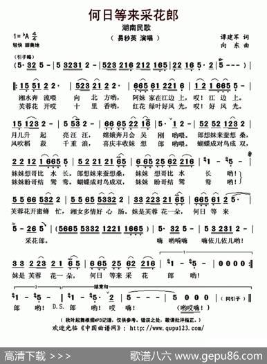 何日等来采花郎 - 谭建军|向东
