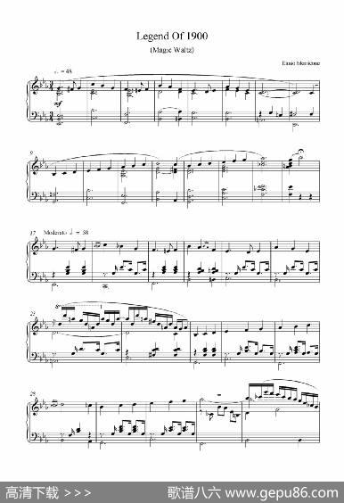 魔幻圆舞曲Legendof1900（选自电影《海上钢琴师》）|EnnioMorricone