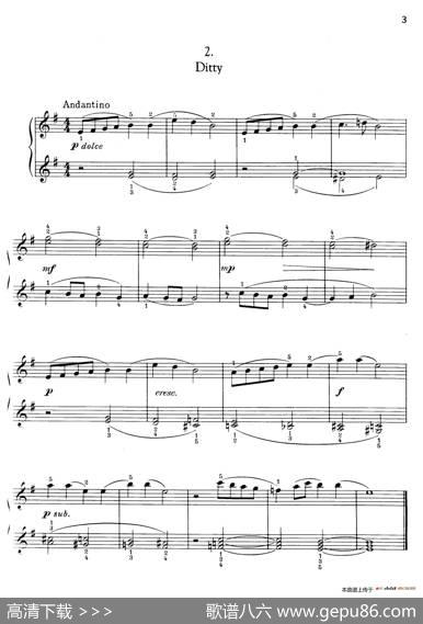 ThirtyPiecesForChildrenOp.27（30首儿童钢琴曲1—5）|[俄]德米特里·卡巴列夫斯基