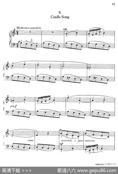 ThirtyPiecesForChildrenOp.27（30首儿童钢琴曲6—10）|[俄]德米特里·卡巴列夫斯基
