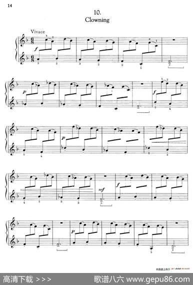 ThirtyPiecesForChildrenOp.27（30首儿童钢琴曲6—10）|[俄]德米特里·卡巴列夫斯基