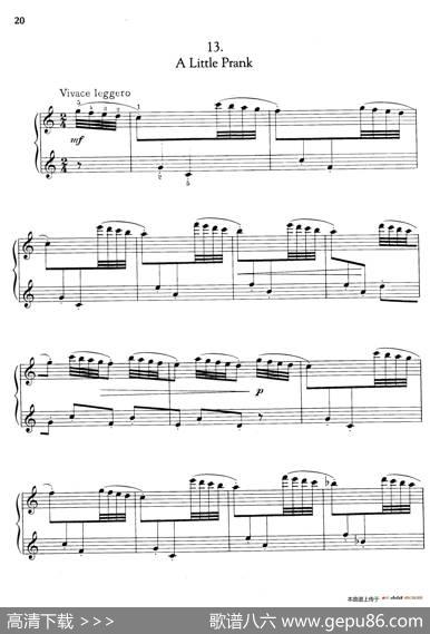 ThirtyPiecesForChildrenOp.27（30首儿童钢琴曲11—15）|[俄]德米特里·卡巴列夫斯基