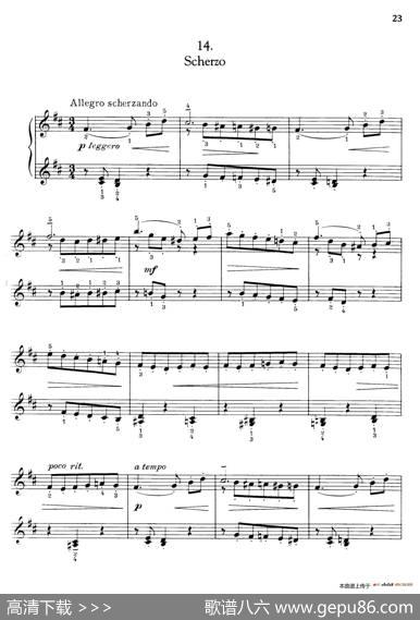 ThirtyPiecesForChildrenOp.27（30首儿童钢琴曲11—15）|[俄]德米特里·卡巴列夫斯基