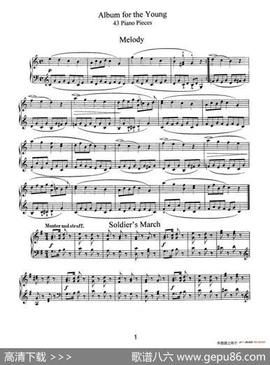 AlbumfürdieJugendOp.68（儿童钢琴曲集）|罗伯特·舒曼（RobertSchumann）