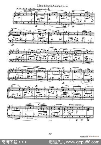 AlbumfürdieJugendOp.68（儿童钢琴曲集）|罗伯特·舒曼（RobertSchumann）