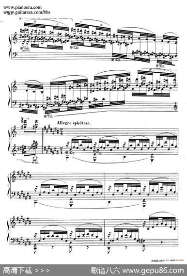 AllegrodeConcierto（升C大调音乐会快板）|恩里克·格拉那多斯（EnriqueGranados）