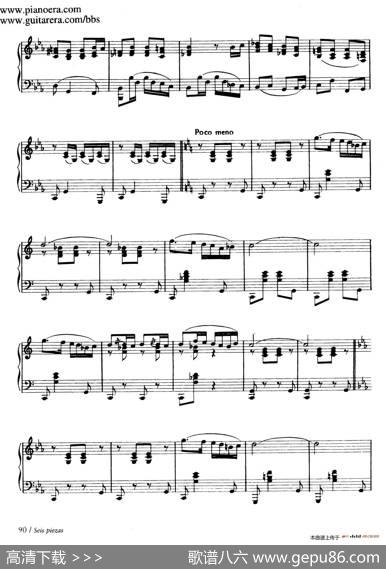 SixPiecesonSpanishFolksongsH.125（6首西班牙民谣小品·5.东方进行曲Marchaoriental）|恩里克·格拉那多斯（EnriqueGranados）