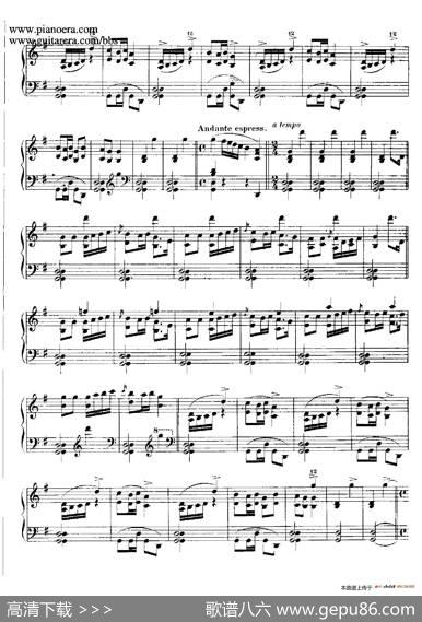 12SpanishDansesOp.37（12首西班牙舞曲·4）|恩里克·格拉那多斯（EnriqueGranados）