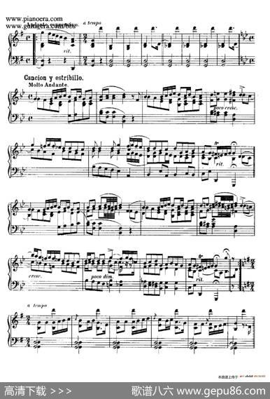 12SpanishDansesOp.37（12首西班牙舞曲·4）|恩里克·格拉那多斯（EnriqueGranados）