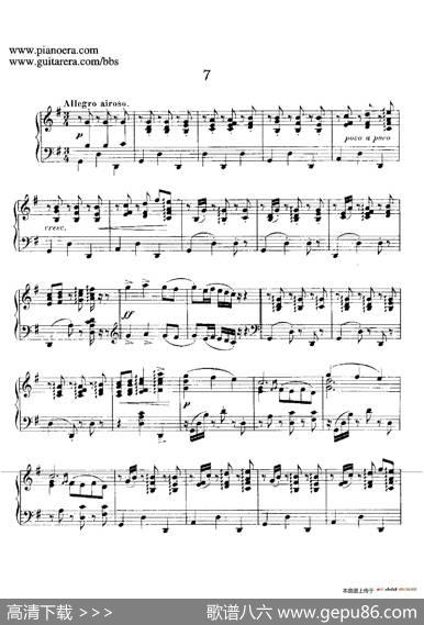12SpanishDansesOp.37（12首西班牙舞曲·7）|恩里克·格拉那多斯（EnriqueGranados）