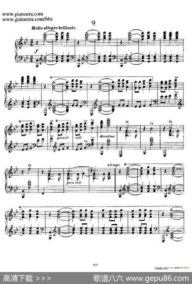 12SpanishDansesOp.37（12首西班牙舞曲·9）|恩里克·格拉那多斯（EnriqueGranados）