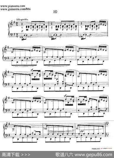 12SpanishDansesOp.37（12首西班牙舞曲·10）|恩里克·格拉那多斯（EnriqueGranados）