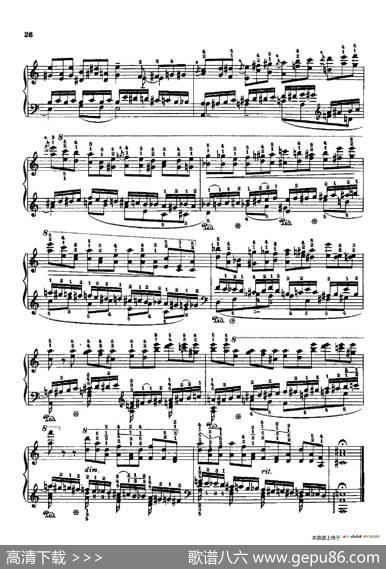 53首以肖邦练习曲为素材而作的练习曲（No.4）|里奥鲍尔德·戈多夫斯基