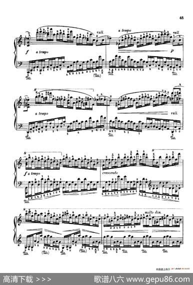 53首以肖邦练习曲为素材而作的练习曲（No.8）|里奥鲍尔德·戈多夫斯基