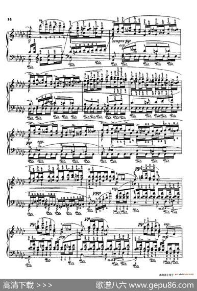 53首以肖邦练习曲为素材而作的练习曲（No.15）|里奥鲍尔德·戈多夫斯基