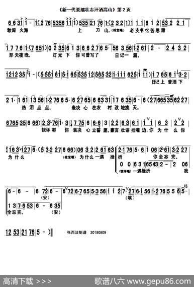 新一代要继壮志汗洒高山（豫剧《朝阳沟》选段） - 杨兰春|王基笑
