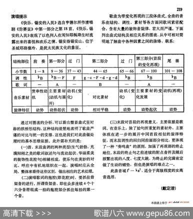 声乐教学曲库3-[德-英]46快乐，熙安的人民（正谱）|亨德尔