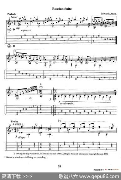 古典吉他：FromtheDance（RussianSuite）|JamesEdwards（詹姆斯·爱德华兹）