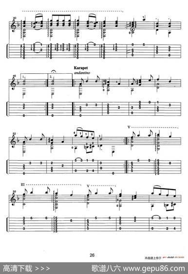 古典吉他：FromtheDance（RussianSuite）|JamesEdwards（詹姆斯·爱德华兹）