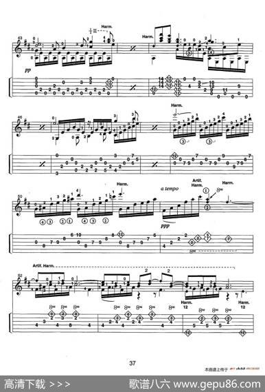 古典吉他：FromtheDance（ClairdeLune）|JamesEdwards（詹姆斯·爱德华兹）