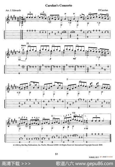 古典吉他：FromtheDance（Carolan'sConcerto）|JamesEdwards（詹姆斯·爱德华兹）