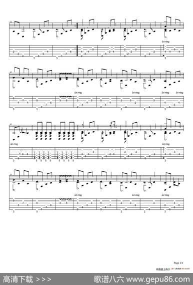 古典吉他：JamesHorner：Titanic