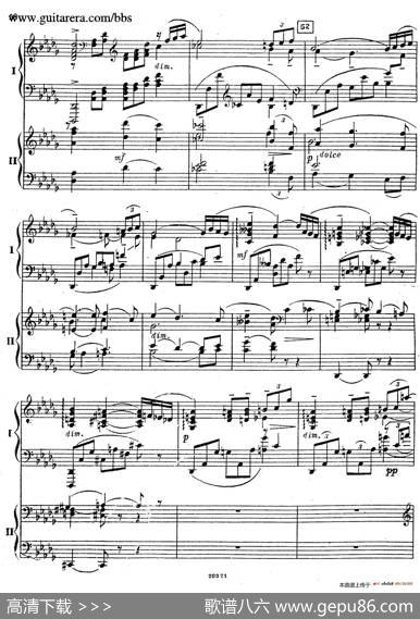 RhapsodyOnAThemeOfPaganiniOp.43（帕格尼尼主题狂想曲·双钢琴）（P41——60）|谢尔盖·拉赫玛尼诺夫(SergeiRachmaninov）