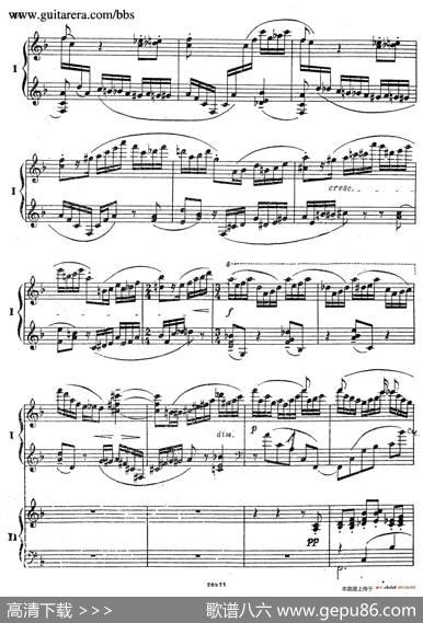 RhapsodyOnAThemeOfPaganiniOp.43（帕格尼尼主题狂想曲·双钢琴）（P41——60）|谢尔盖·拉赫玛尼诺夫(SergeiRachmaninov）