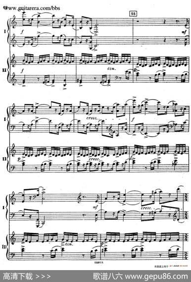 RhapsodyOnAThemeOfPaganiniOp.43（帕格尼尼主题狂想曲·双钢琴）（P61——87）|谢尔盖·拉赫玛尼诺夫(SergeiRachmaninov）