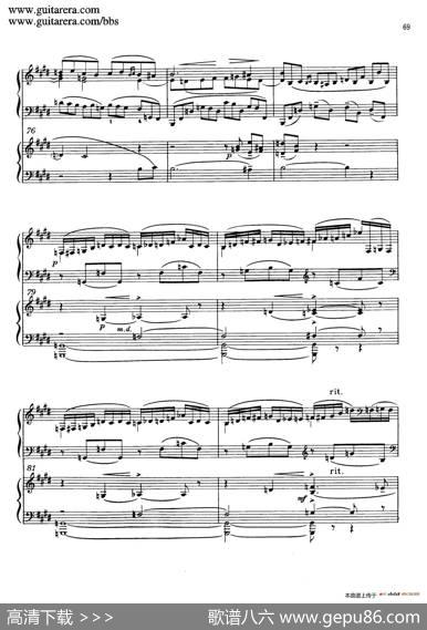 c小调第二钢琴协奏曲Op.18（双钢琴·第二乐章）|谢尔盖·拉赫玛尼诺夫(SergeiRachmaninov）