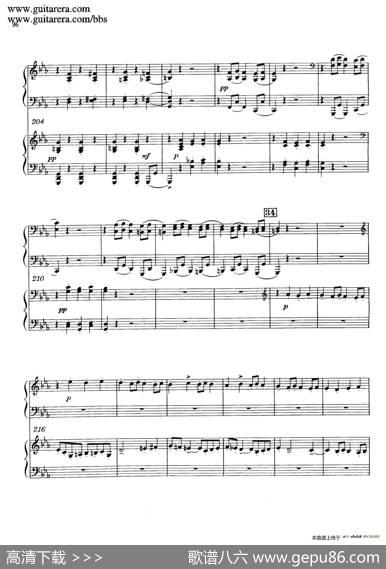 c小调第二钢琴协奏曲Op.18（双钢琴·第三乐章）|谢尔盖·拉赫玛尼诺夫(SergeiRachmaninov）