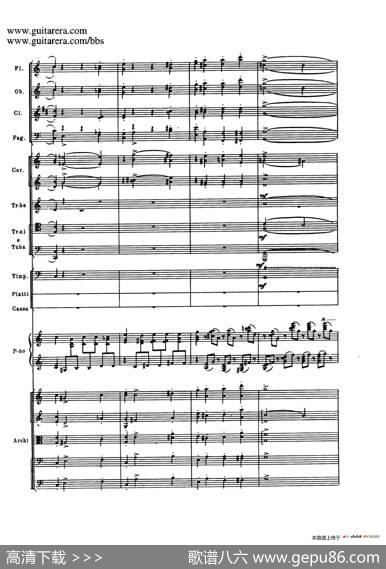 c小调第二钢琴协奏曲Op.18（第三乐章总谱P25——37）|谢尔盖·拉赫玛尼诺夫(SergeiRachmaninov）