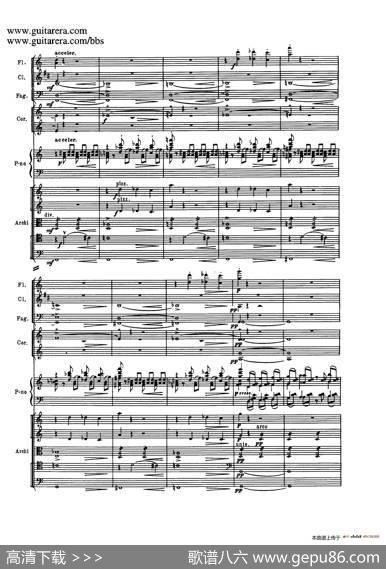 c小调第二钢琴协奏曲Op.18（第三乐章总谱P25——37）|谢尔盖·拉赫玛尼诺夫(SergeiRachmaninov）