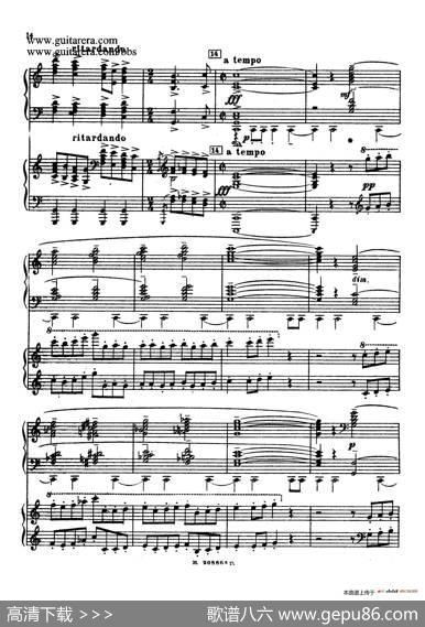 第二双钢琴组曲SuiteforTwoPianosNo.2Op.17（1.引子Introduction）|谢尔盖·拉赫玛尼诺夫(SergeiRachmaninov）