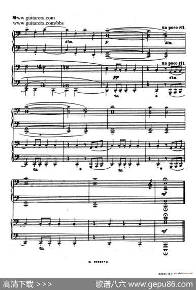 第二双钢琴组曲SuiteforTwoPianosNo.2Op.17（1.引子Introduction）|谢尔盖·拉赫玛尼诺夫(SergeiRachmaninov）