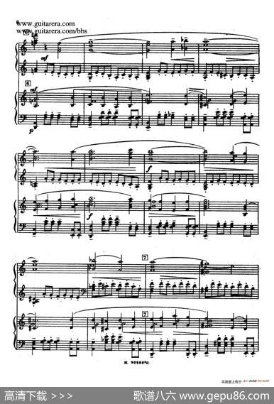 第二双钢琴组曲SuiteforTwoPianosNo.2Op.17（1.引子Introduction）|谢尔盖·拉赫玛尼诺夫(SergeiRachmaninov）