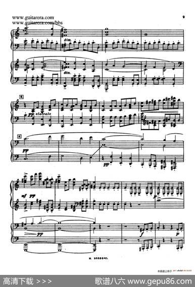 第二双钢琴组曲SuiteforTwoPianosNo.2Op.17（1.引子Introduction）|谢尔盖·拉赫玛尼诺夫(SergeiRachmaninov）
