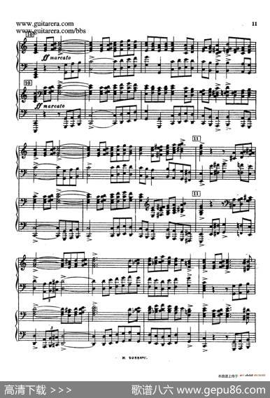 第二双钢琴组曲SuiteforTwoPianosNo.2Op.17（1.引子Introduction）|谢尔盖·拉赫玛尼诺夫(SergeiRachmaninov）