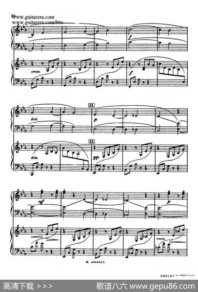 第二双钢琴组曲SuiteforTwoPianosNo.2Op.17（2.圆舞曲Valse）|谢尔盖·拉赫玛尼诺夫(SergeiRachmaninov）