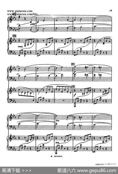第二双钢琴组曲SuiteforTwoPianosNo.2Op.17（2.圆舞曲Valse）|谢尔盖·拉赫玛尼诺夫(SergeiRachmaninov）