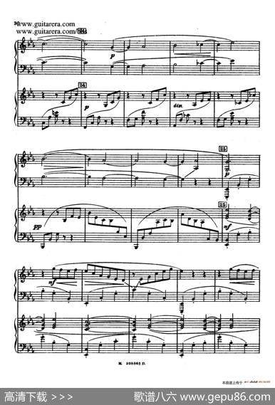 第二双钢琴组曲SuiteforTwoPianosNo.2Op.17（2.圆舞曲Valse）|谢尔盖·拉赫玛尼诺夫(SergeiRachmaninov）