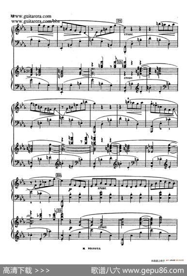 第二双钢琴组曲SuiteforTwoPianosNo.2Op.17（2.圆舞曲Valse）|谢尔盖·拉赫玛尼诺夫(SergeiRachmaninov）