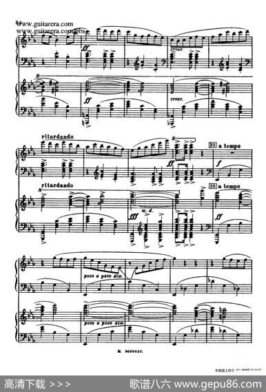 第二双钢琴组曲SuiteforTwoPianosNo.2Op.17（2.圆舞曲Valse）|谢尔盖·拉赫玛尼诺夫(SergeiRachmaninov）