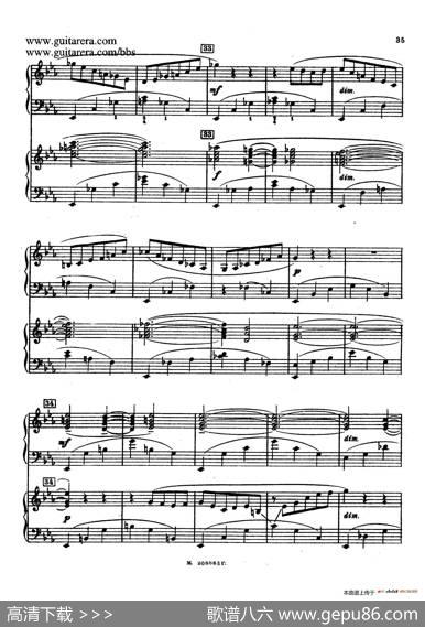 第二双钢琴组曲SuiteforTwoPianosNo.2Op.17（2.圆舞曲Valse）|谢尔盖·拉赫玛尼诺夫(SergeiRachmaninov）